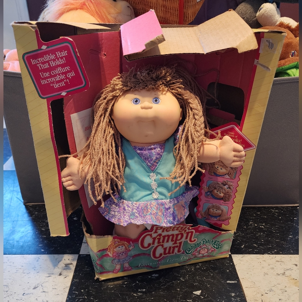 First Edition 1991 Cabbage Patch Kids Pretty Crimp'n Curl